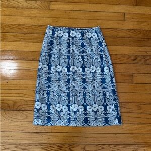 Hawaiian floral skirt